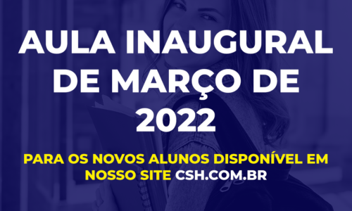 Aula inaugural – Março 2022